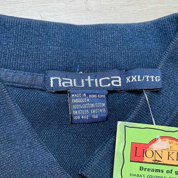 RARE Disney’s The Lion King Nautica AMC Theatres Color Block Polo XXL - Picture 4 of 6